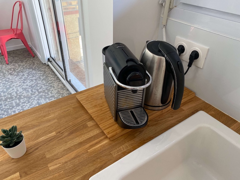 Bouilloire et cafetière Nespresso