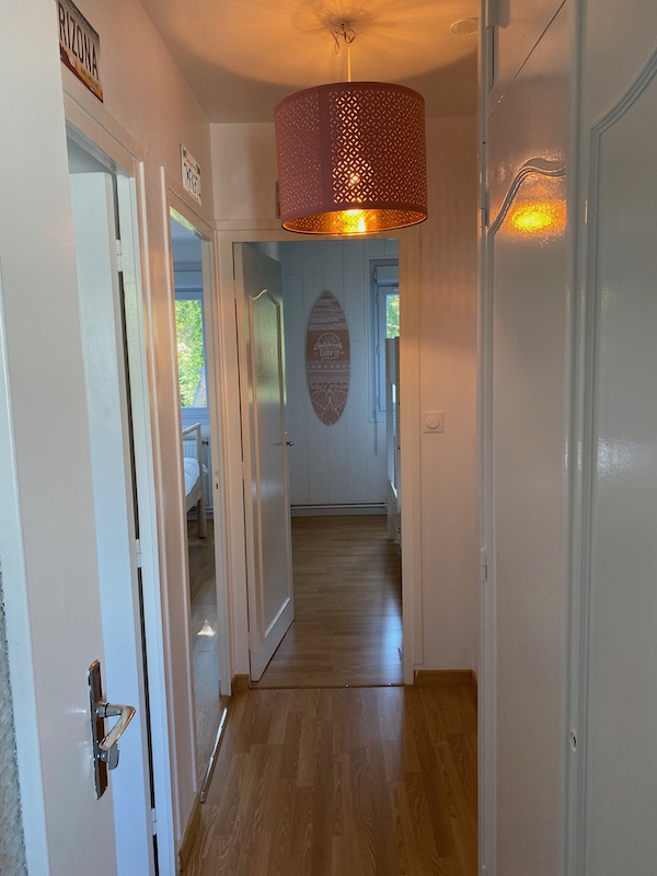 Chambre enfants vue du palier